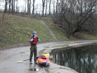 Каяк Паша, первое плавание